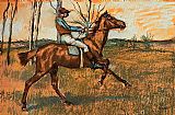 Edgar Degas The Jockey painting